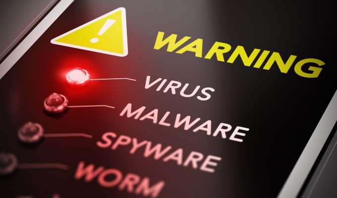 computer virus warning